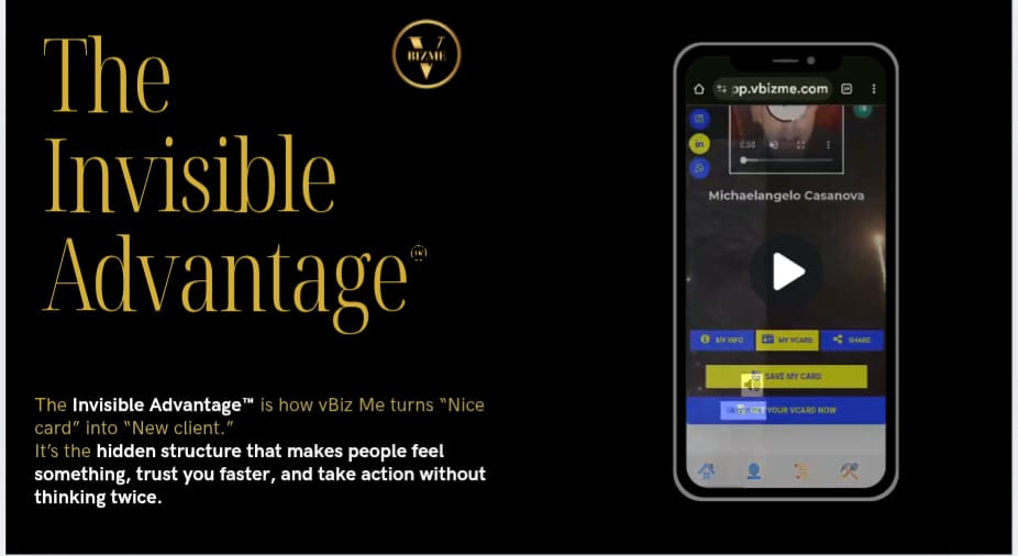 Invisible Advantage of vBiz Me